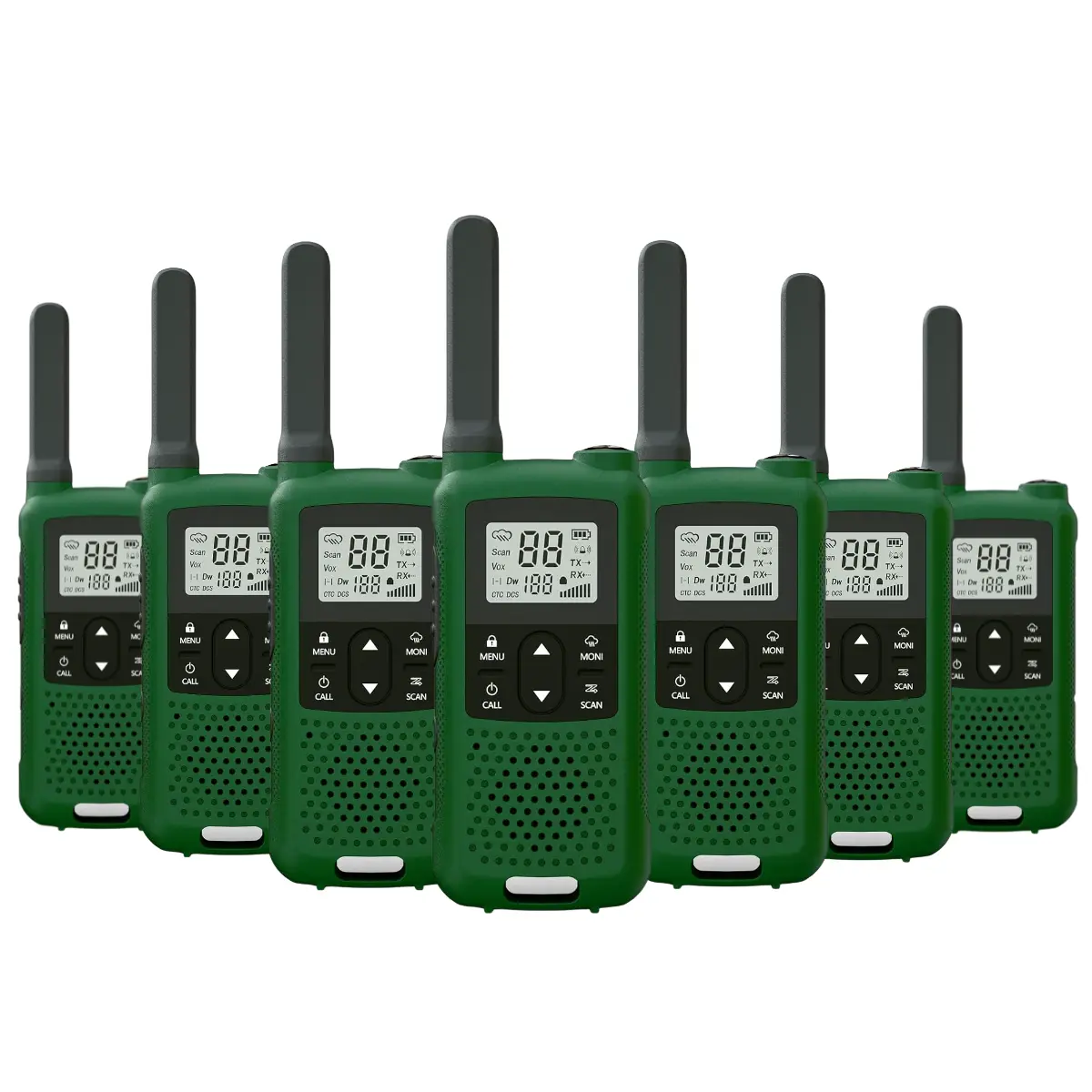Baofeng BF-33C (Pack of 7, Green)