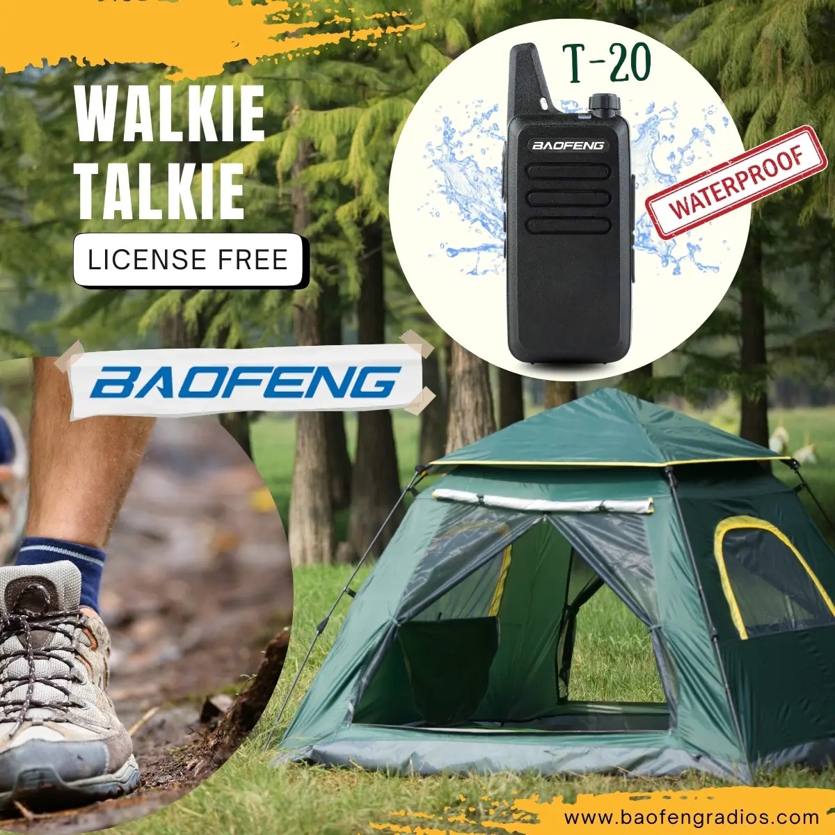 Baofeng BF-T20 (Pack of 1)