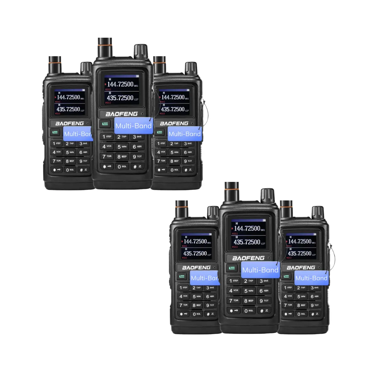 Baofeng UV-17R Plus (Pack of 6)