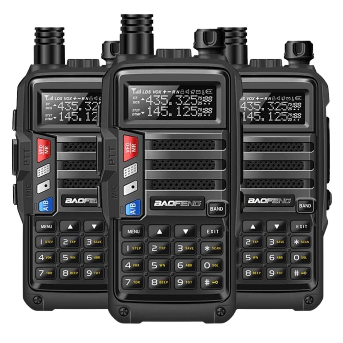Baofeng UV-5R PLUS (Pack of 3)