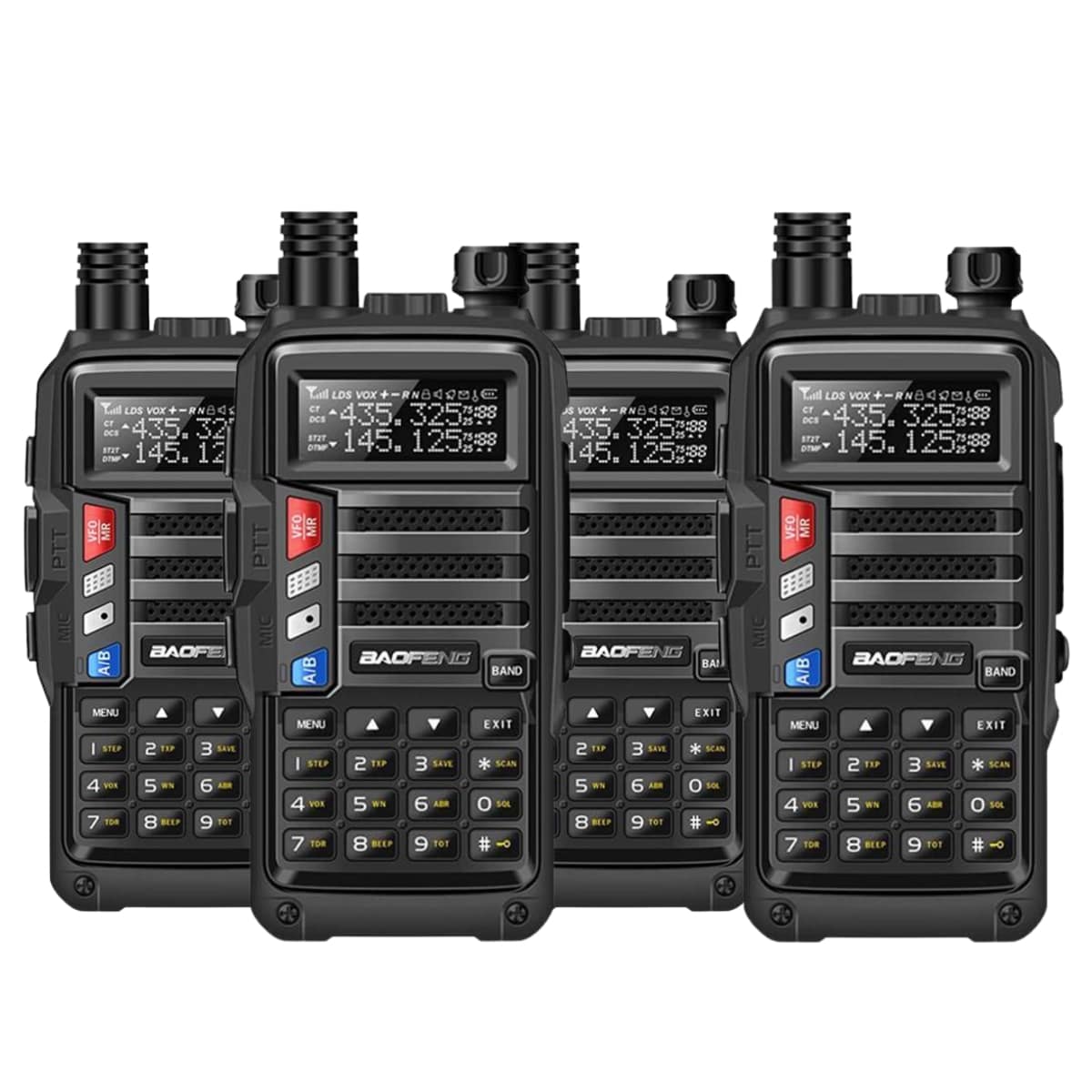 Baofeng UV-5R PLUS (Pack of 4)