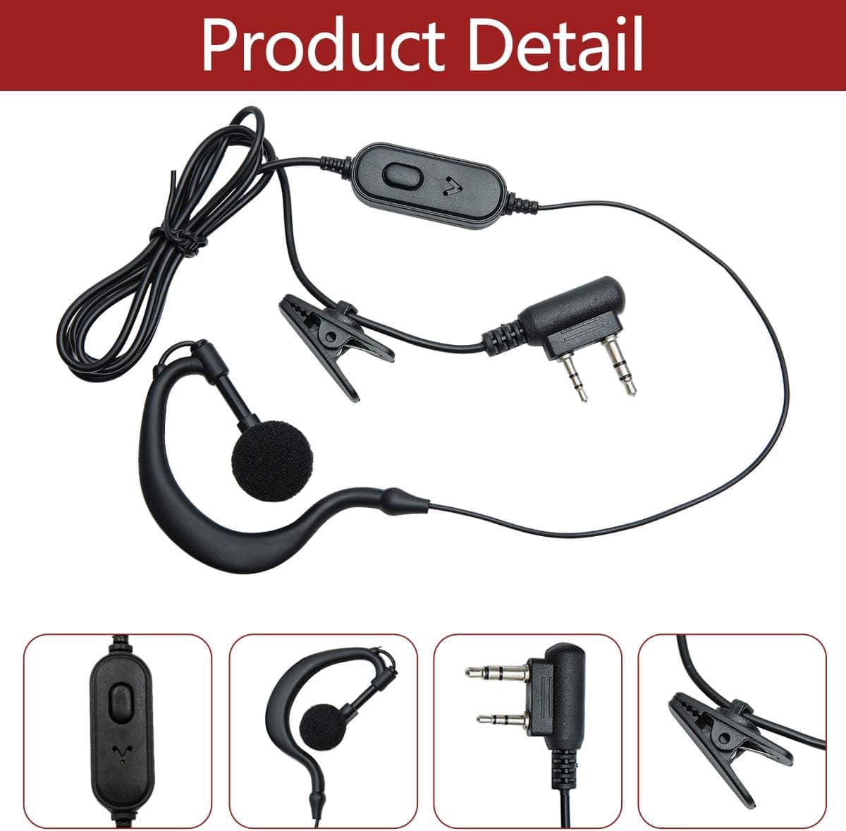 BAOFENG BF-888S-Earphone (Pack of 10)