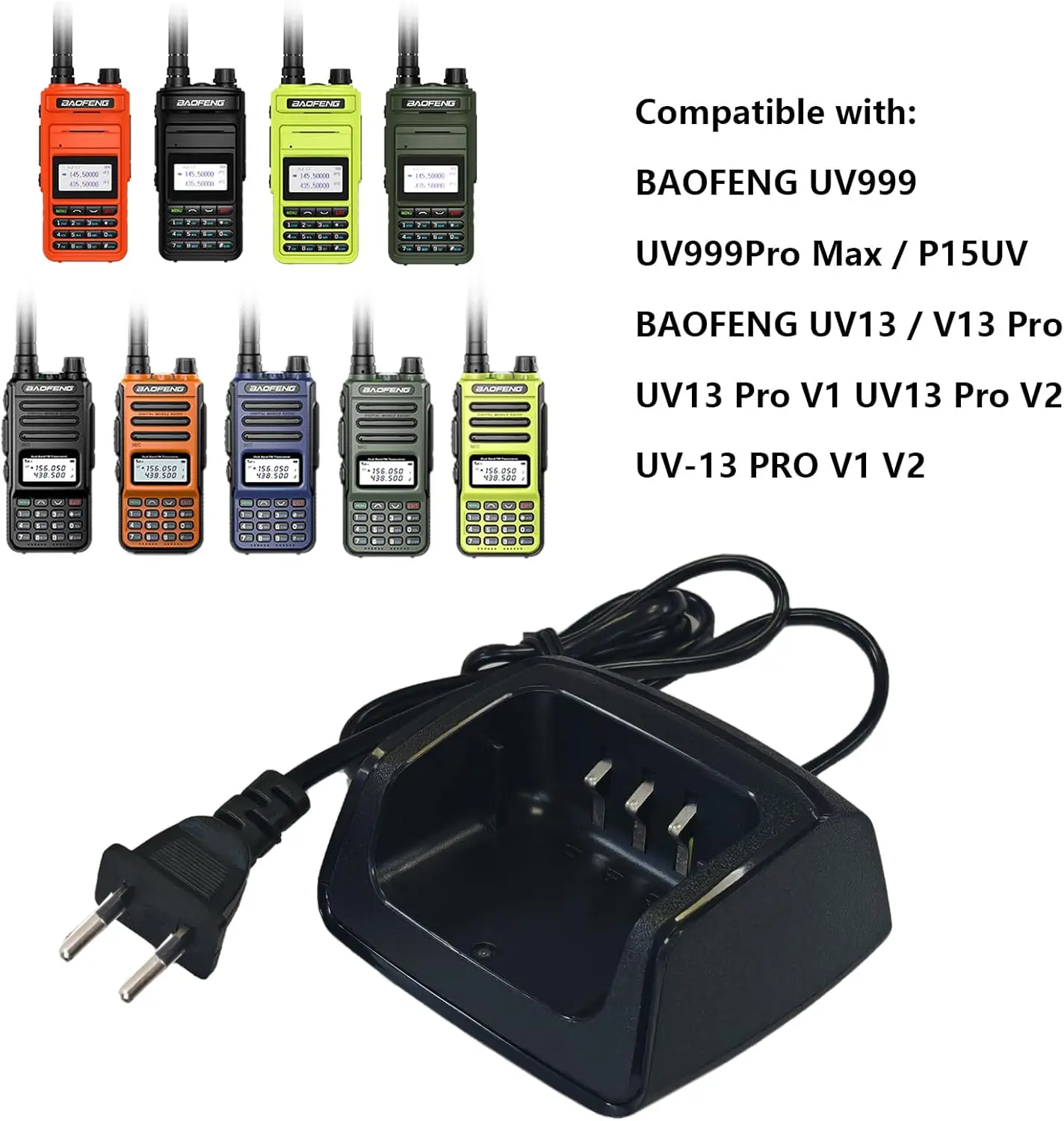 BAOFENG 13 PRO DESKTOP CHARGER (Pack of 3)