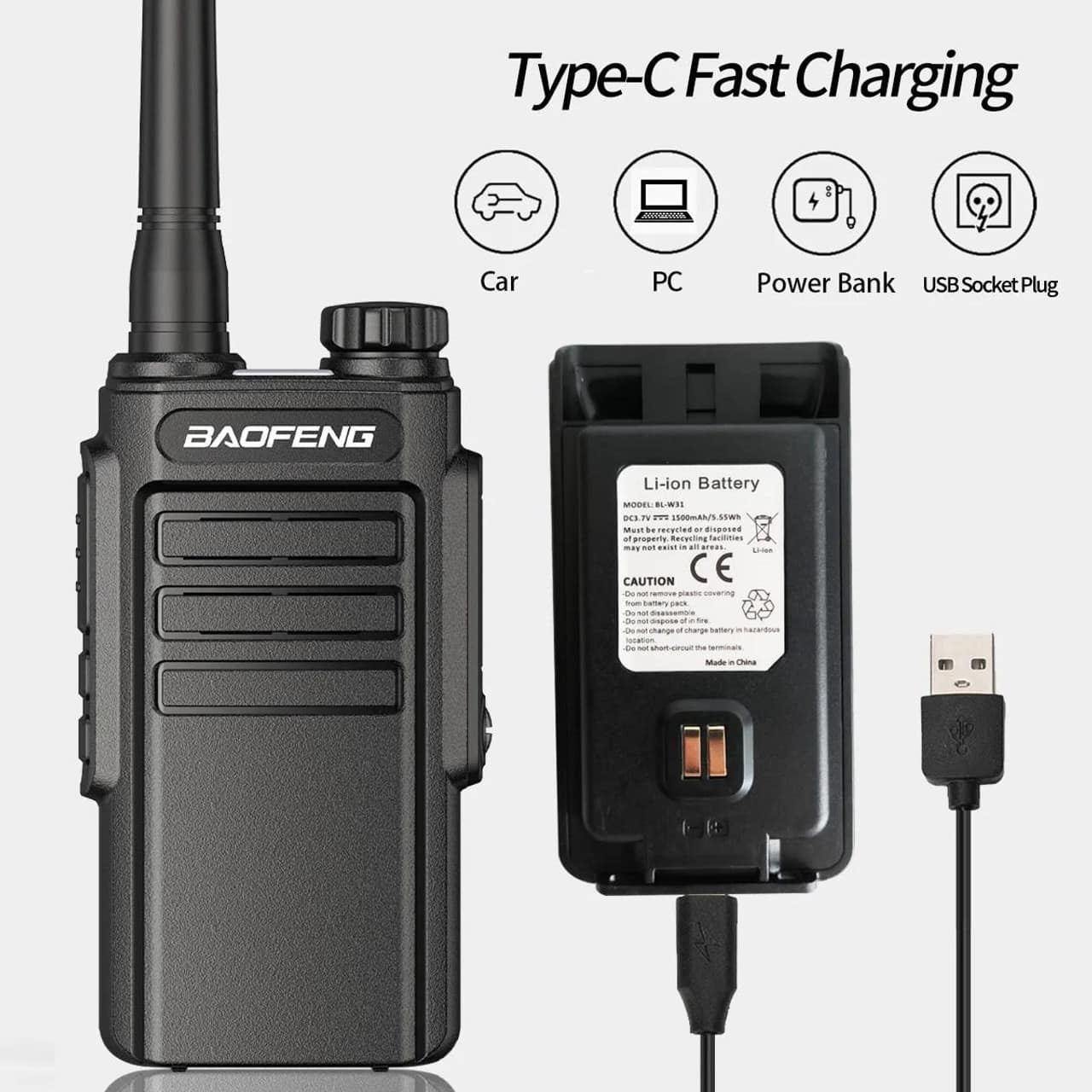 Baofeng MP31 PMR (pack of 8)