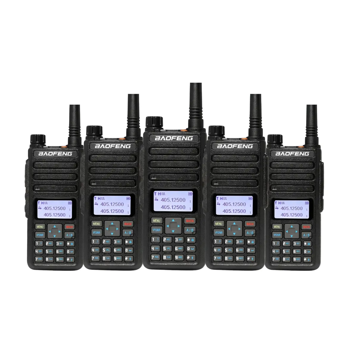 Baofeng DR-1801UV 5W Dual Band DMR Walkie Talkie (Pack of 4